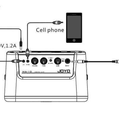 Joyo MA-10E Portable 10 Watt Electric Guitar Amp image 6
