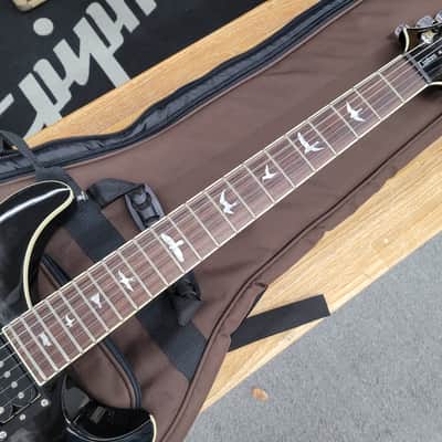 PRS SE Custom 22 Semi-Hollow with Gigbag- Charcoal Burst image 4