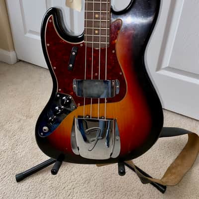 Fender Jazz Bass 1964 - Sunburst (left-handed) image 4