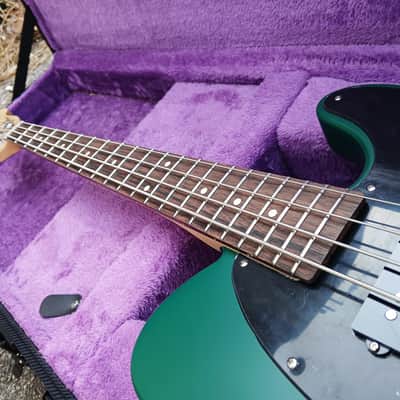 Clip TBS-4 Bass Guitar Short Scale Telebass Deep Olive Green image 6