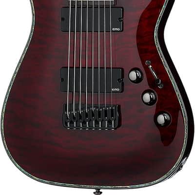 Schecter Hellraiser C-8 Electric Guitar - Black Cherry (103) image 2