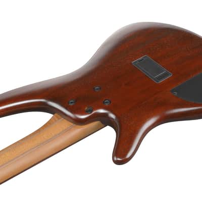 Ibanez SR Standard 5 String Electric Bass - Mahogany Brown Burst Low Gloss (SR505AMHL) image 6