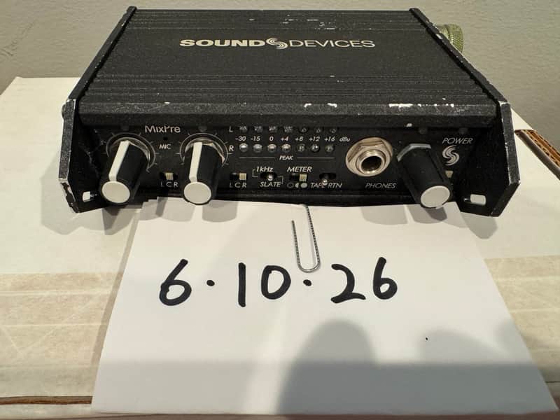 Sound Devices MixPre 2-Channel Mic Preamp Stereo Field Mixer Mix Pre - Black image 1
