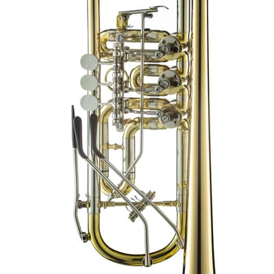 Monzani MZTR-400 Drehventiltrompete - Rotary Valves Bb Trumpet image 2