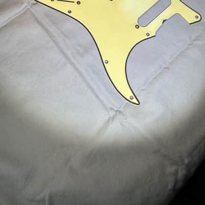 Fender Stratocaster Celluloid / Nitrate Pickguard USA Late 1959 thru 62 Mint Green 11 hole image 10