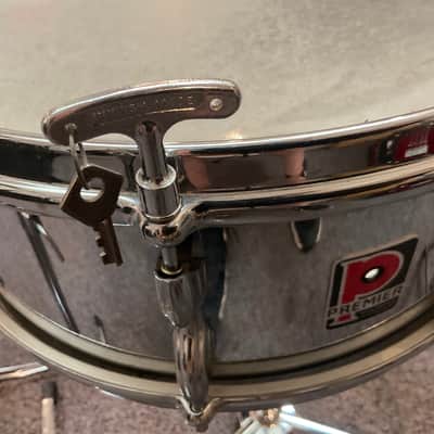 Premier 202 4 Piece Drumset 1960 - Piano Black - Mint! image 7
