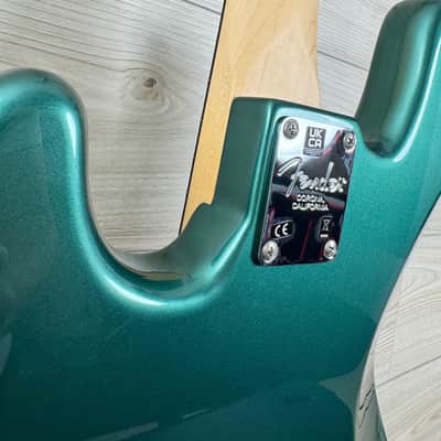 Fender Adam Clayton Jazz Bass Rosewood Fingerboard, Sherwood Green Metallic image 12