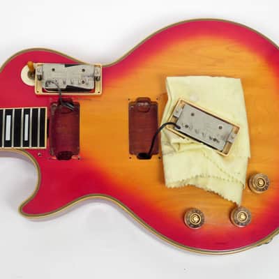 1977 Gibson Les Paul Custom Left Handed Vintage Players Condition - Cherry Sunburst Finish & Ebony Fingerboard - Lefty! image 19