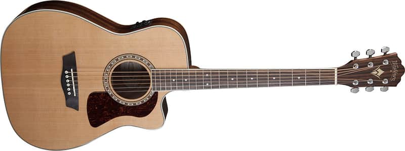 Washburn HF11SCE Heritage 10 Series Cutaway Folk w/ Electronics Natural image 1