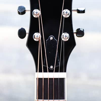 Recording King RR-36-VS Maxwell Roundneck Resonator Gloss Sunburst Guitar image 5