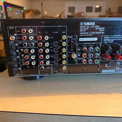 Yamaha HTR-5550 5.1 Channel AV Home Theater  Receiver Amp Serviced Remote Bundle image 12