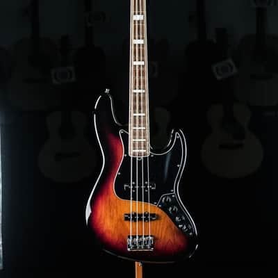 2013 Fender American Deluxe Jazz Bass 3-color sunburst image 2