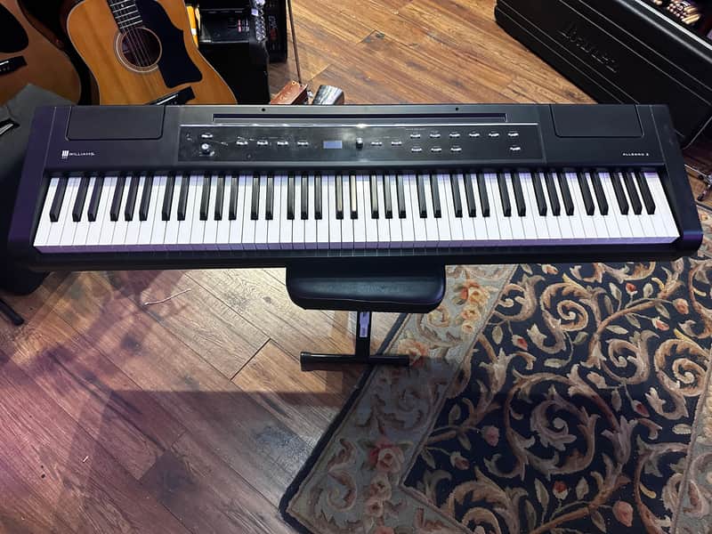 Williams Allegro 2 Digital Piano 88- Keys + Power Cord image 1