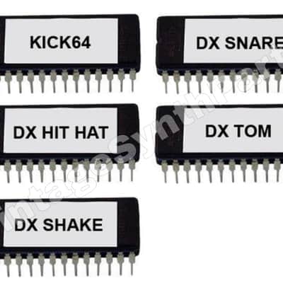 Oberheim DX Stock Sounds Factory Eproms Rom Eprom Chip IC Sample Drum Machine