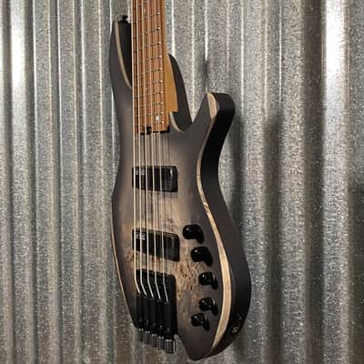 Cort Artisan Series Space Headless 5 String Bass Star Dust Black SPACE5SDB & Bag #8576 image 5