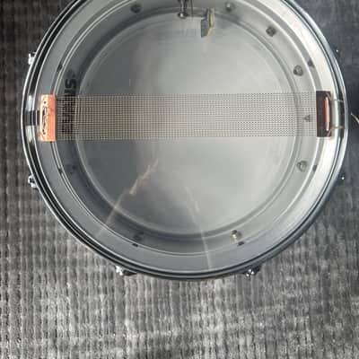 Ludwig No. 404 Acrolite 5x14" 8-Lug Aluminum Snare Drum with Keystone Badge 1963 - 1969 - Matte Aluminum image 8