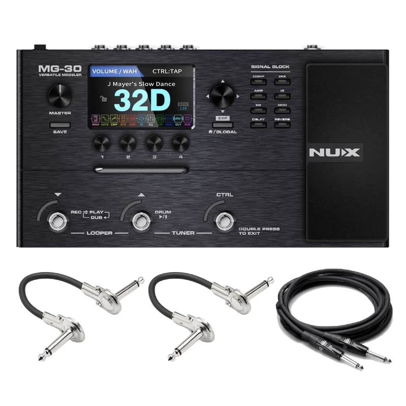 New NUX MG-30 Versatile Modeler Multi Effects Guitar Processor Pedal image 1