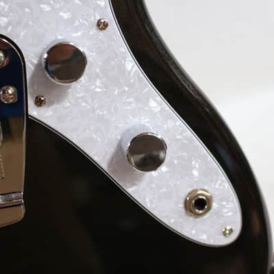 Squier Paranormal Rascal Bass HH Short Scale Electric Bass in Metallic Black image 11
