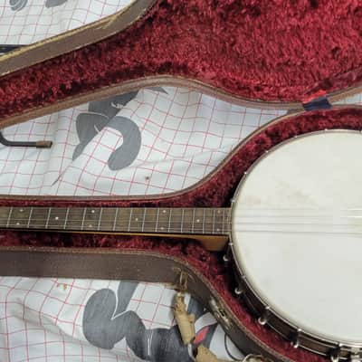 1920's? Triple X Super 17 fret Tenor Banjo, HC William L Lange image 19