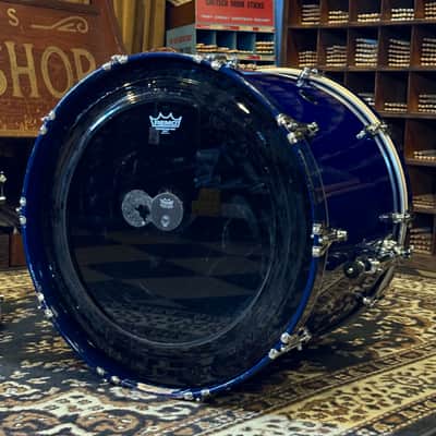 USED 1996 DW Pre-Collectors Birch Drum Set in Dark Blue Lacquer w/ Mini Turret Lugs - 18x22, 8x10, 9x12, 10x14, 12x16 image 19