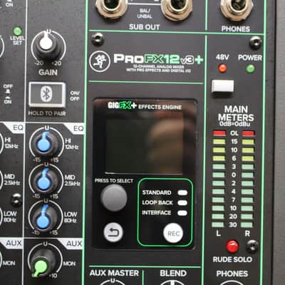 Mackie ProFX12V3+ Plus Professional Analog Audio Mixer with USB Bluetooth image 4
