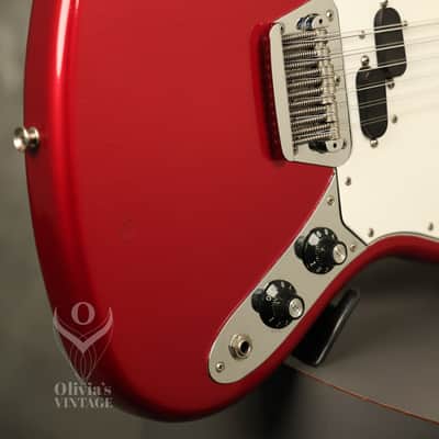 1966 Fender Electric XII 12-string Candy Apple Red w/matching number HANG TAG image 11