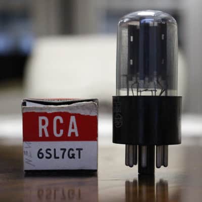 RCA 6SL7GT 1956 Gray Glass "Bottom D Getter" NOS NIB Tube "Satisfaction Guaranteed" image 6