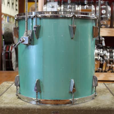 1980s Tama 16x16 Granstar Floor Tom in Nile Blue image 3