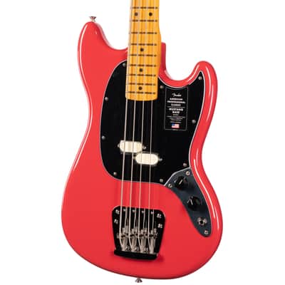 Fender American Professional Classic Mustang Bass Faded Dakota Red (042) image 3