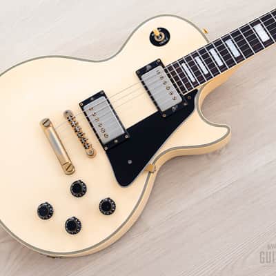 1991 Burny RLC-70 Custom Vintage Guitar Snow White w/ VH-1 Humbuckers & Case, Japan image 1