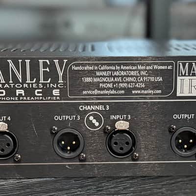 Manley Labs Force 4-Channel Mic Preamp 2020s image 4