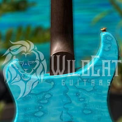 PRS Private Stock 9630 Special 22 HB No F-Holes Natural/Turquoise 0342962 image 15