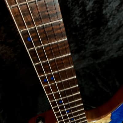 TWS (TW Smith) Guitars Spitfire Baritone Buckeye Burl Warrior image 14