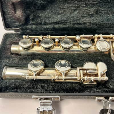 Yamaha YFL-225SII Standard Flute 2000s - Silver-Plated image 3