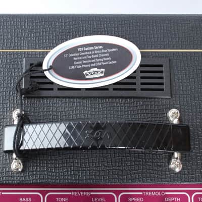 2016 Vox AC30C2X Custom black blue alnico image 6