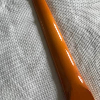 Fender Squier 2025 Affinity 5-String Jazz Bass Guitar NECK, Custom Upgraded with New Vintage 60's Style Nitrocellulose Amber Lacquer Finish, Precision P-Bass image 13