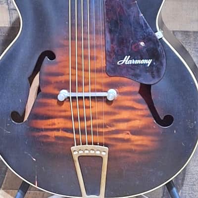 1937 Harmony F-Hole Archtop W/ Mini-Snakehead Headstock (Gibson L-50) image 4