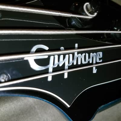 2007 Epiphone Limited Edition Custom Shop Thunderbird Pelham Blue image 4