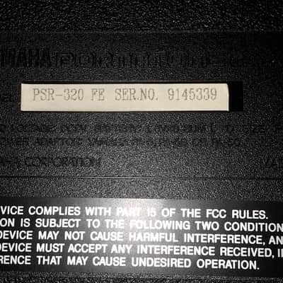 Yamaha PSR-320 FE image 2