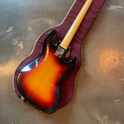 Lefty! Super Rare! Fender Jazz Bass 1963 - Sunburst image 4