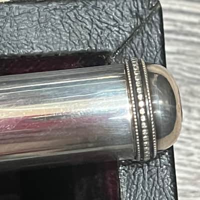 L.L. Lebret Art Nouveau Flute 1900 -Sterling Silver image 13