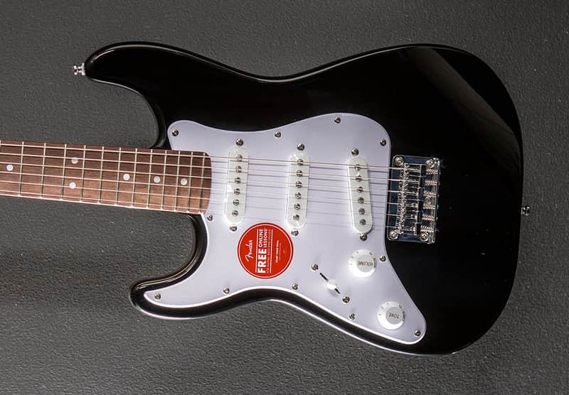 Squier Mini Strat Left Hand - Black image 1