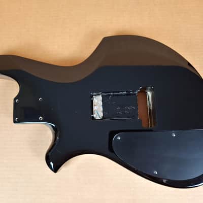 WARMOTH Z SWAMP ASH & MAPLE BODY - Bengal Burst/Black image 2