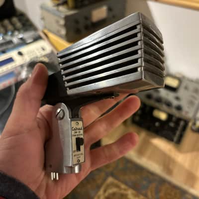 Beautiful Vintage Calrad DM-18 dynamic microphone - All original - Modified with XLR jack image 9