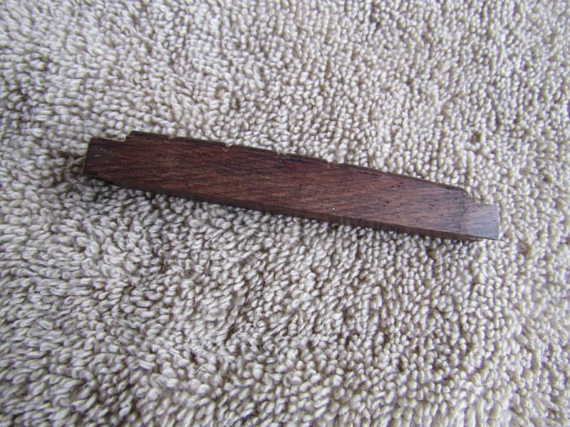 Vintage Gibson Bridge Saddle For Adjustable Bridge Gibson Rosewood Bridge Saddle J-45 Gibson ADJ image 1