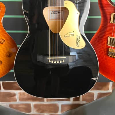 Gretsch G5021E Penguin Black 2022 Parlor Electro-Acoustic Guitar image 4