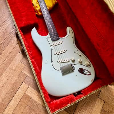 Fender American Vintage '59 Faded Sonic Blue Stratocaster 2013 - 2016 - Faded Sonic Blue image 10