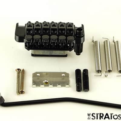 Ibanez RG460DX RG Standard Locking Tremolo BRIDGE & ARM Black 6 Saddle image 1