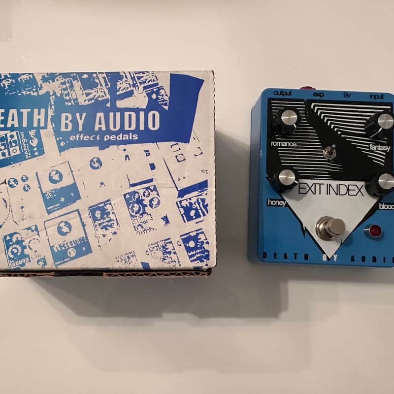 2017 Death By Audio Exit Index Tremolo/Overdrive Blue