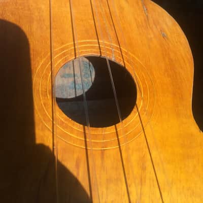 Manuel Nunes Soprano Ukulele circa 1915 flamed golden koa image 16